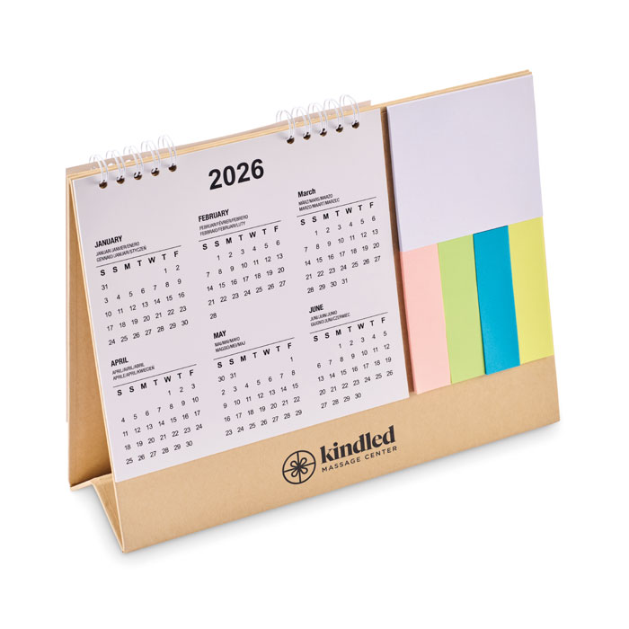 Tischkalender mit Memoblock