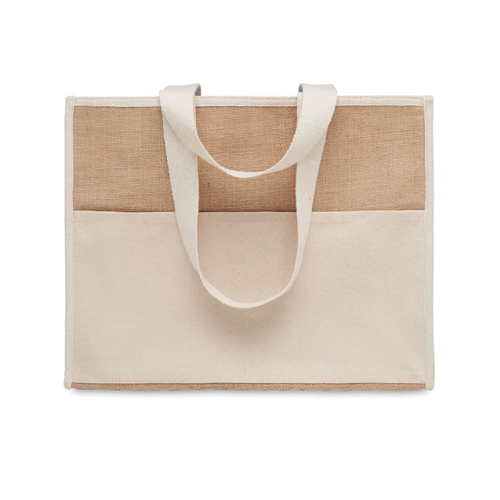 mo6160-13b Jute-Canvas Shopping Tasche