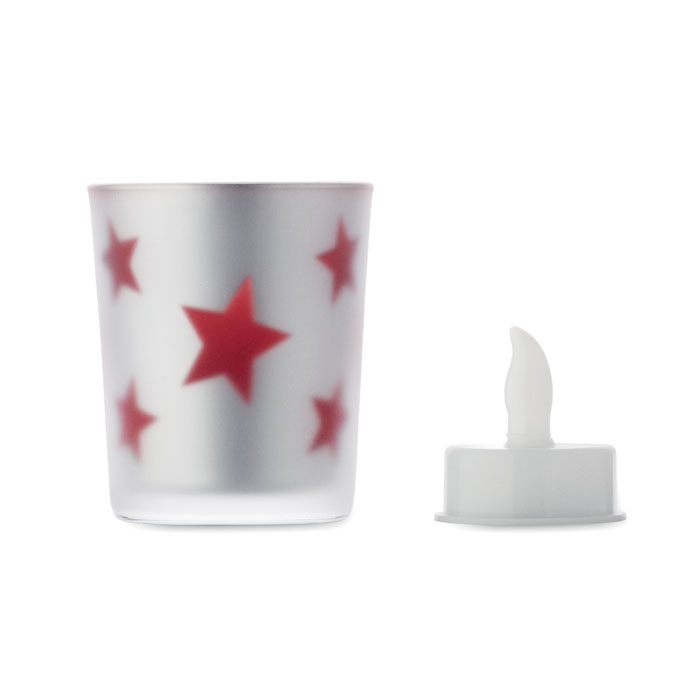 LED-Teelicht im Glashalter