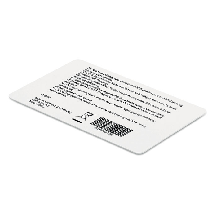 mo9751-06-back RFID Anti-Skimming Karte
